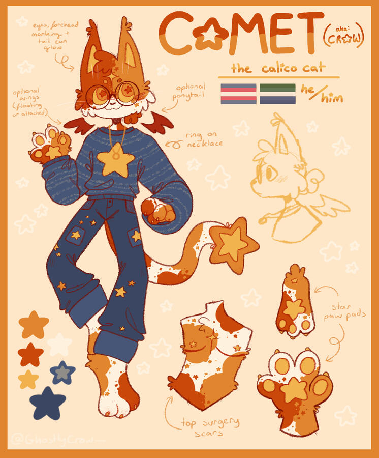 Comet Design by GhostlyCrow